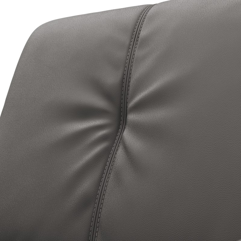 Sessel Tenero - inkl. Relaxfunktion, Leder, Anthrazit