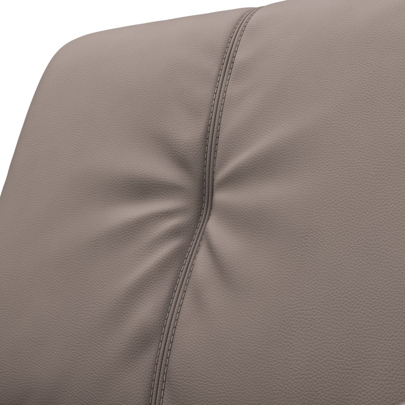 Sessel Tenero - inkl. Relaxfunktion, Leder, Graubraun