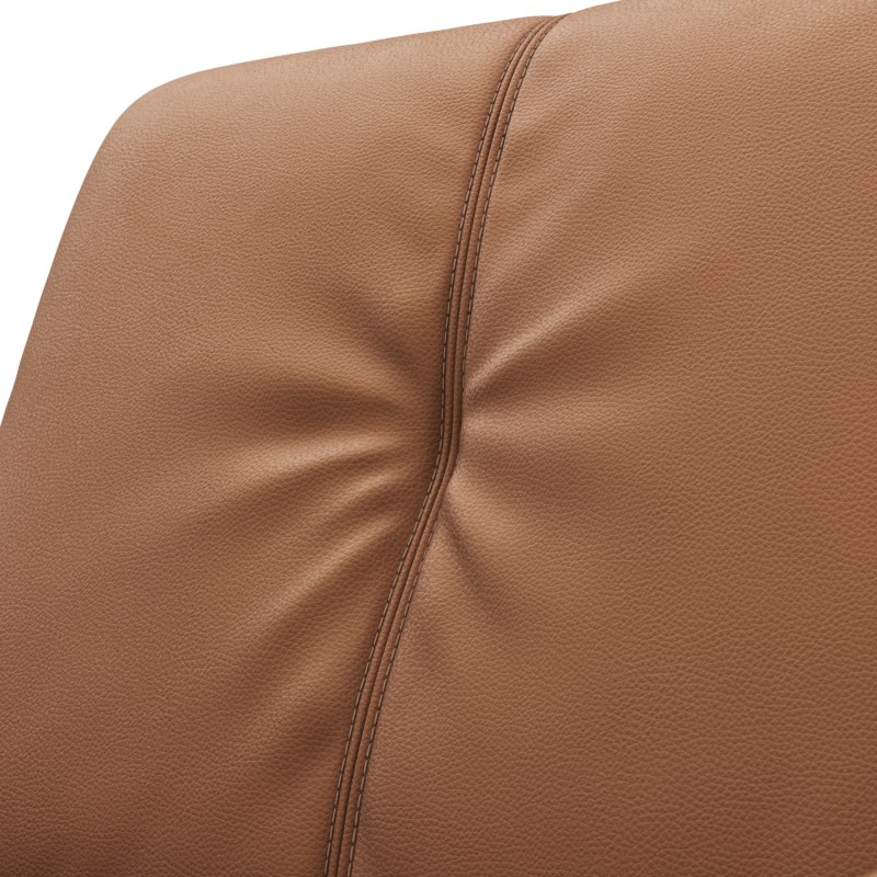 Sessel Tenero - inkl. Relaxfunktion, Leder, Cognac