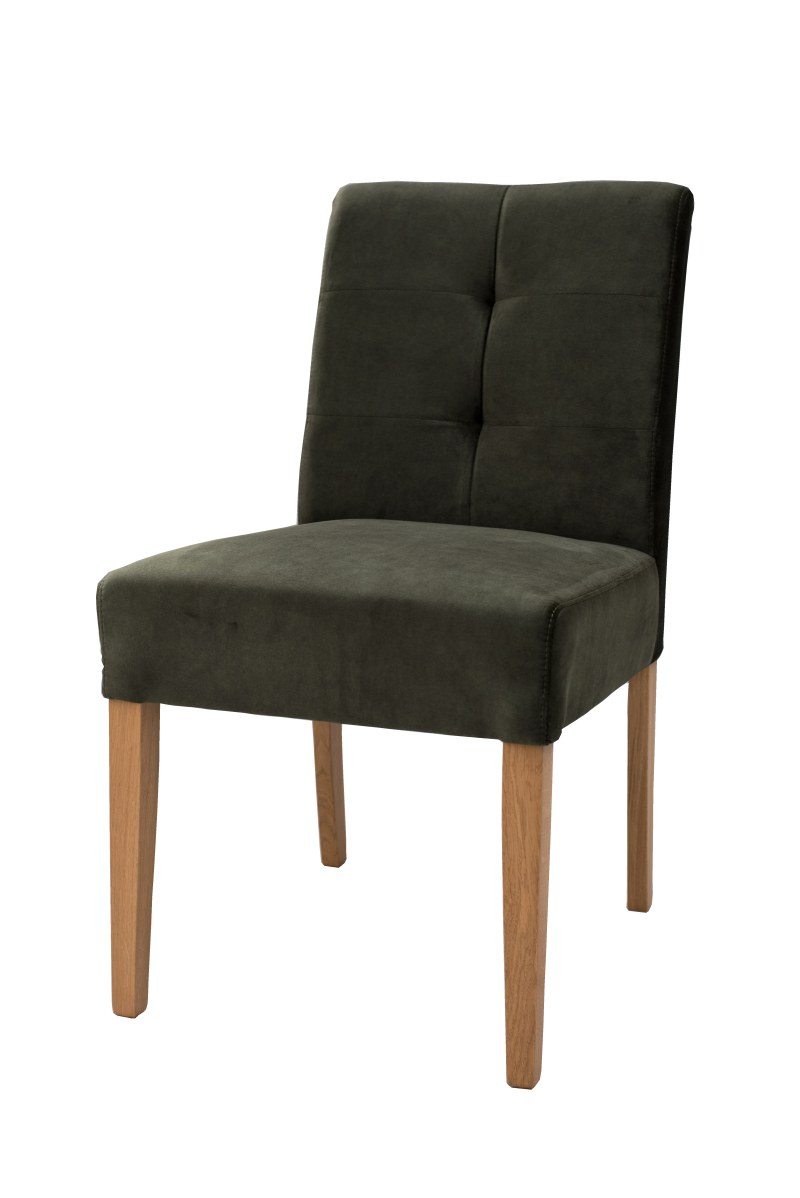 Stuhl - Velour, Grün