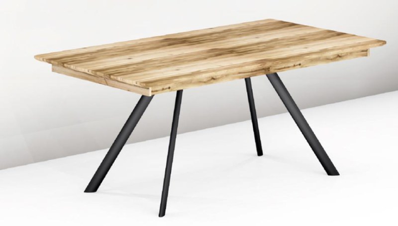 Esstisch - ausziehbar, LB ca. 290x100 cm, Eiche furniert