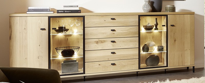 Sideboard Fino - Asteiche