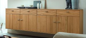 Sideboard - Eiche teilmassiv