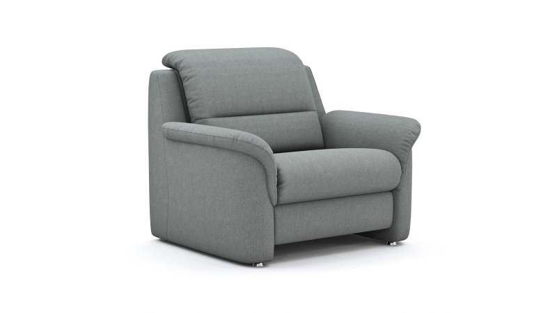 Sessel Cornella Classic - Stoff, Grau