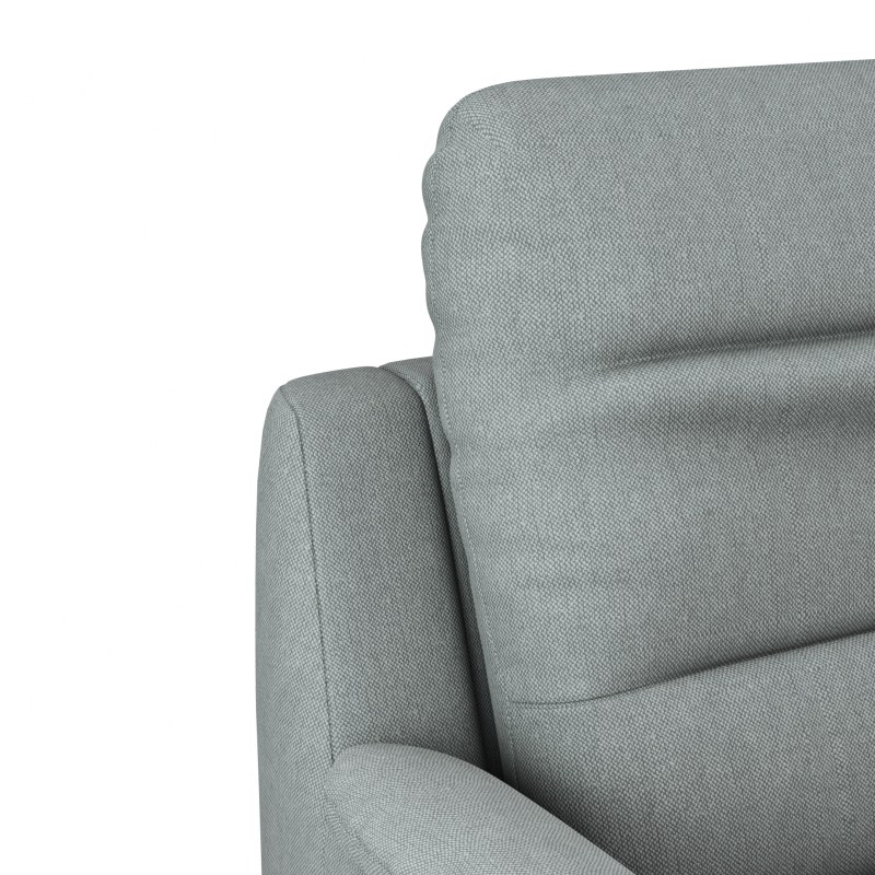 Sessel Cornella Classic - Kopfteil verstellbar, Stoff, Grau