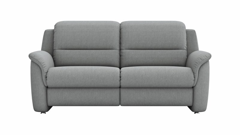 Sofa Cornella Classic - 2-Sitzer, Stoff, Grau