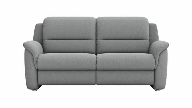 Sofa Cornella Classic - 2-Sitzer, Stoff, Grau