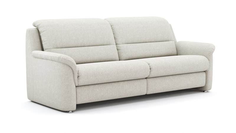 Sofa Cornella Classic - 3-Sitzer, Stoff, Creme