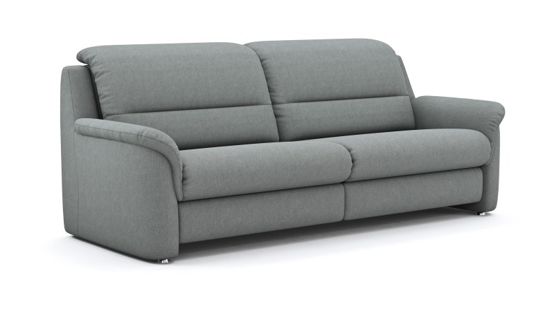 Sofa Cornella Classic - 3-Sitzer, Stoff, Grau