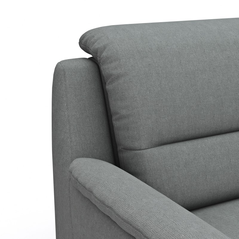 Sofa Cornella Classic - 3-Sitzer, Stoff, Grau
