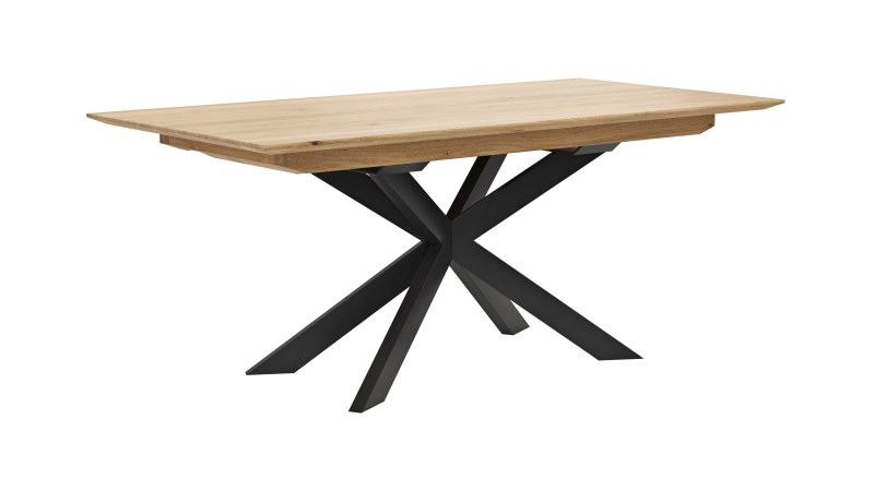 Esstisch Talara Lola - ausziehbar, LB ca. 180x90cm, Wildeiche Bianco