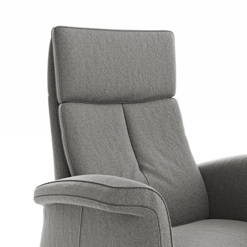 Relaxsessel Sitz.Konzept 4.0 - Größe XS, Fußteil und Rückenlehne verstellbar (manuell), Stoff, Kitt