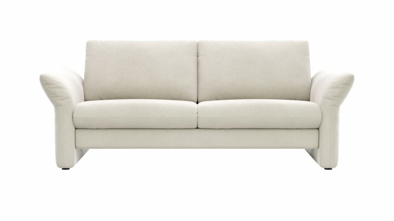 Sofa Gotera - 3-Sitzer inkl. Rückenlehne verstellbar, Stoff, Natur