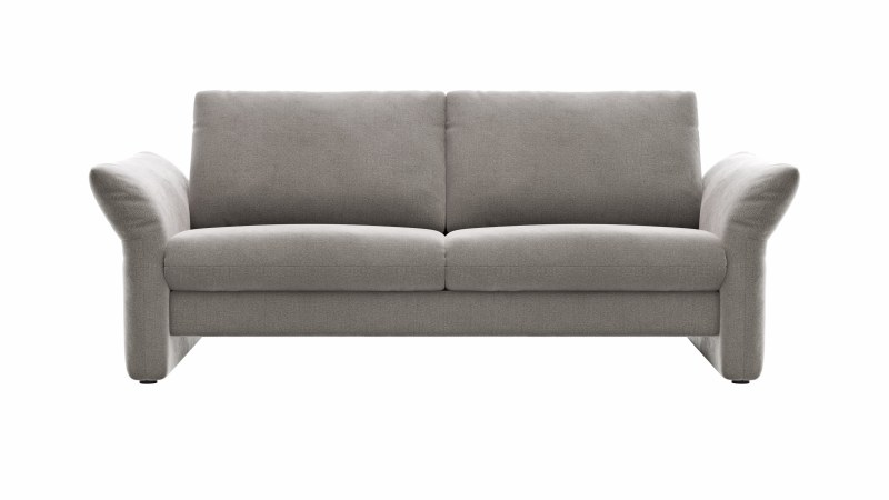 Sofa Gotera - 3-Sitzer inkl. Rückenlehne verstellbar, Stoff, Nougat