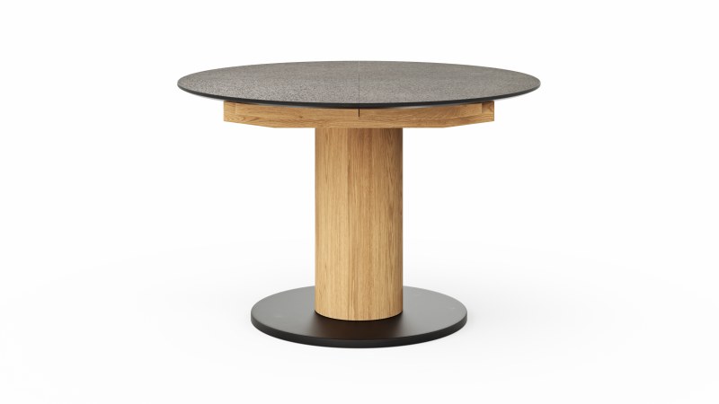 Esstisch 5000 - D ca. 115cm, ausziehbar, HPL, Granit