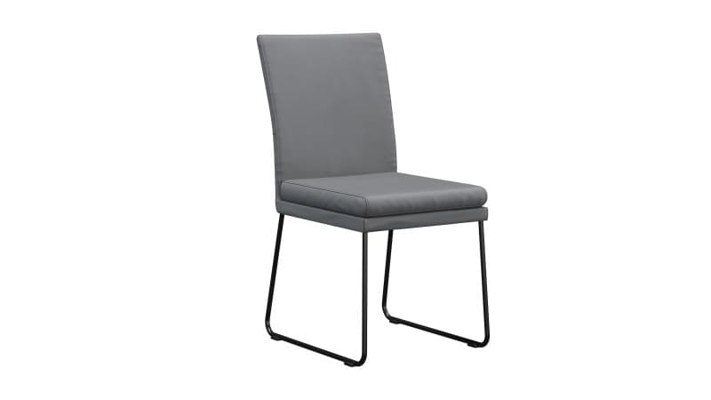 Stuhl Salamanca Classic - Leder, Anthrazit