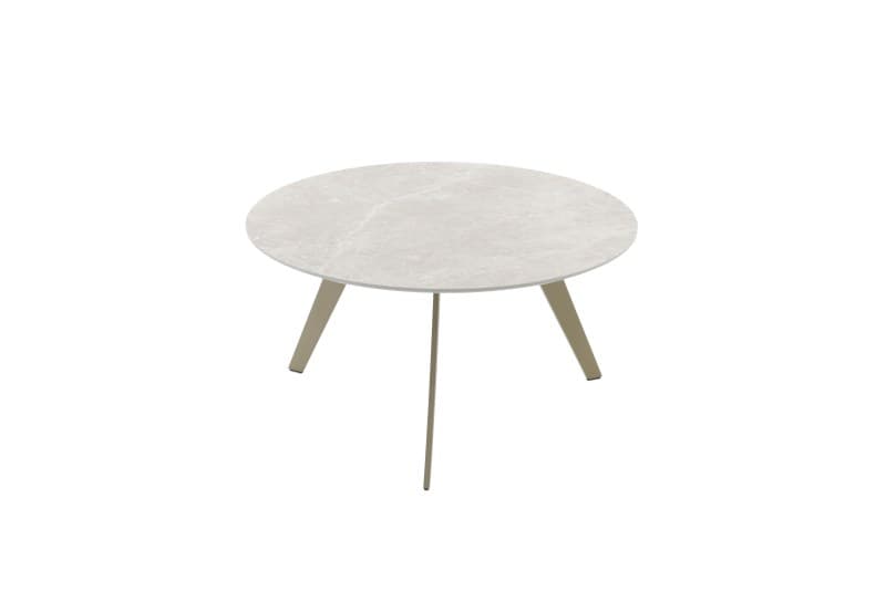 Couchtisch Earth - D. ca. 70 cm, Creme