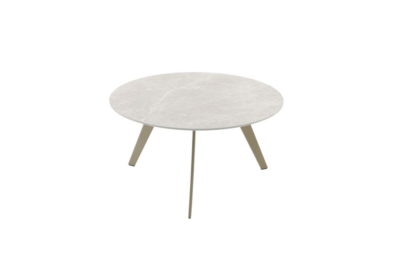 Couchtisch Earth - D. ca. 70 cm, Creme