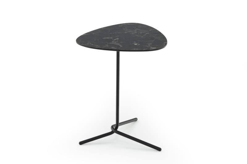Couchtich Star - Oval, BHT ca. 42x54x40 cm, Schwarz