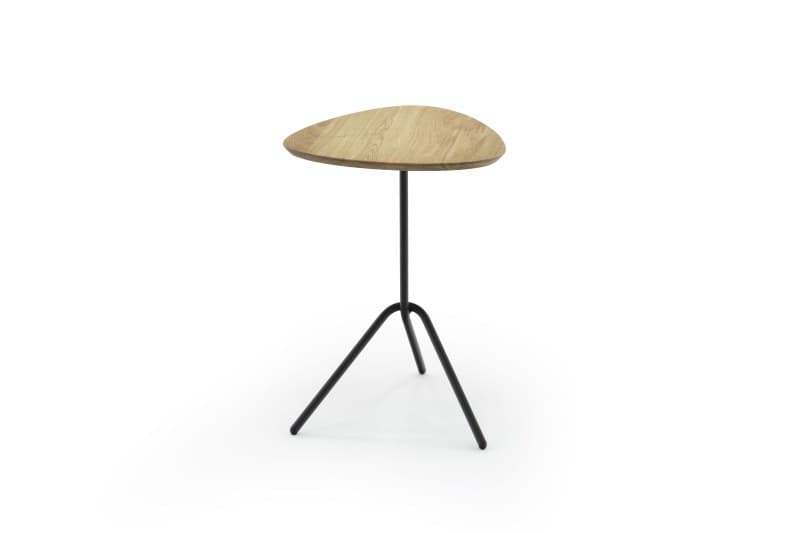 Couchtisch Star - Oval, BHT ca. 42x55x40 cm, Eichemassiv, geölt