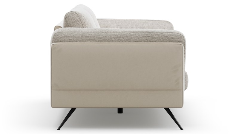 Sofa Valdemoro - 3-Sitzer, Stoff, Creme