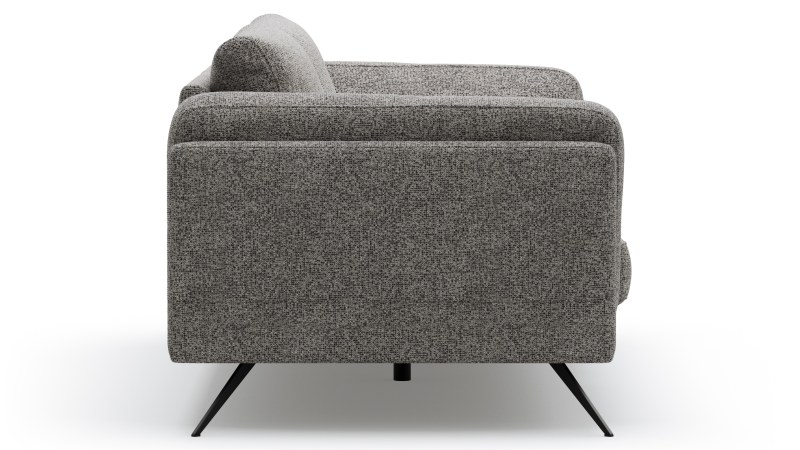 Sofa Valdemoro - 3-Sitzer, Stoff, Grau