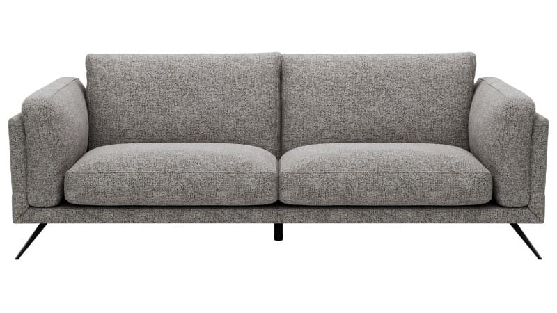 Sofa Valdemoro - 3-Sitzer, Stoff, Grau