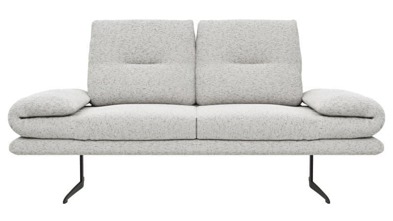 Sofa Lucero 2.0 - 2-Sitzer klein, Stoff, Offwhite