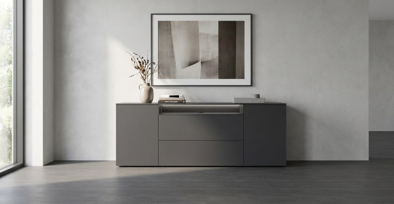 Sideboard EM Air - Schiefergrau matt