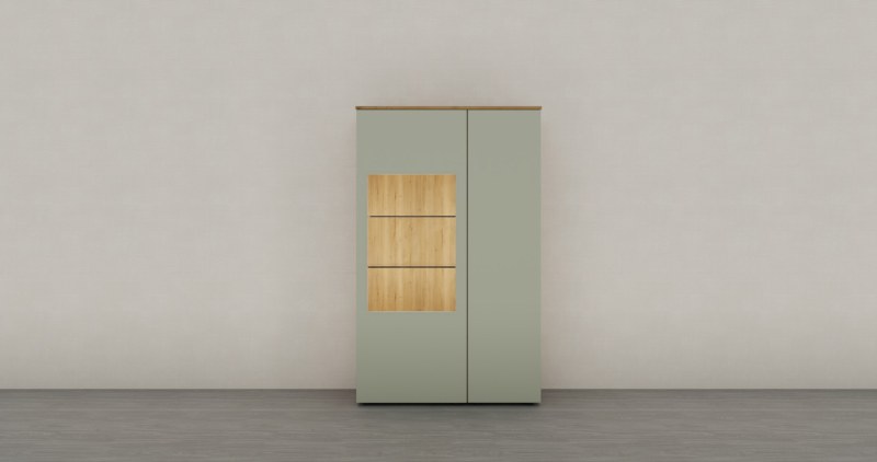 Highboard EM Pan - Lack grün