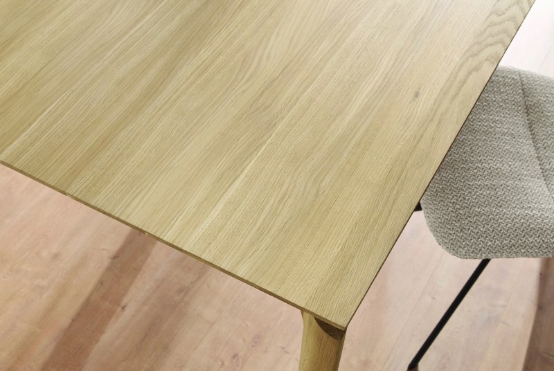 Esstisch Cambre - LB ca. 200 x 90 cm, ausziehbar, Eiche massiv