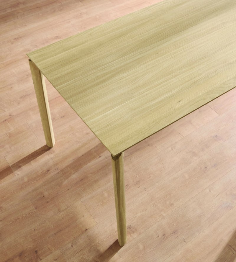 Esstisch Cambre - LB ca. 200 x 90 cm, ausziehbar, Eiche massiv