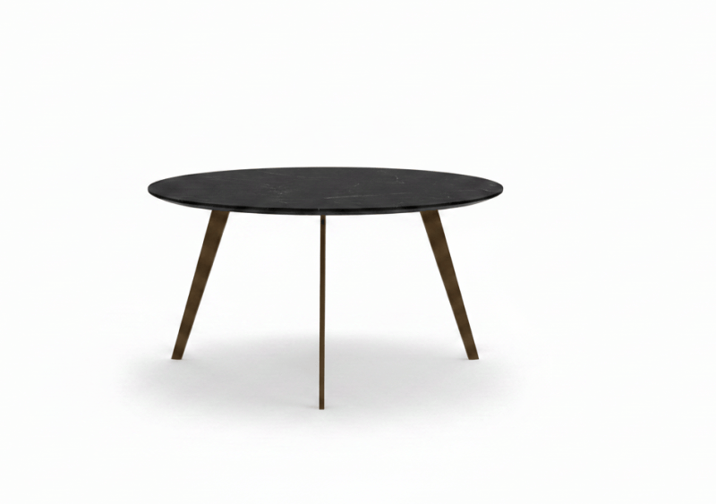 Couchtisch Oliva - LBH ca. 50x50x34 cm, HPL, Anthrazit