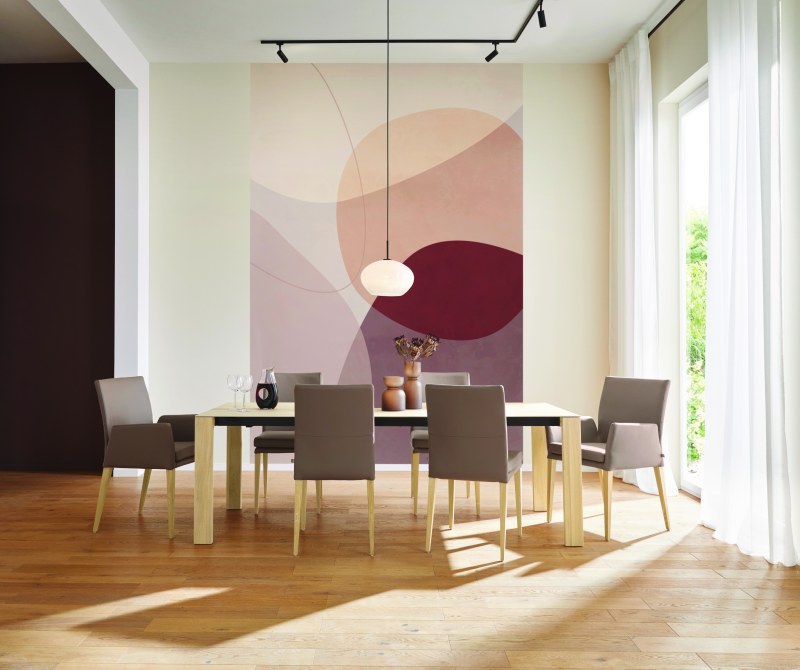 Esstisch Cambre - LB ca. 220x90 cm, ausziehbar, Keramik, Beige