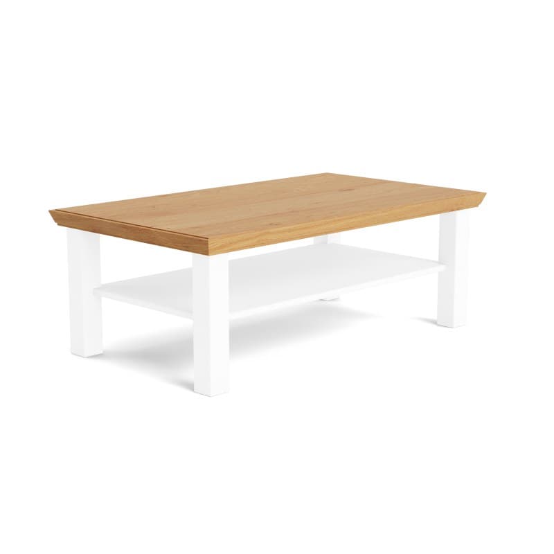 Couchtisch Monda - LBH ca. 120x70x45 cm, Weiß