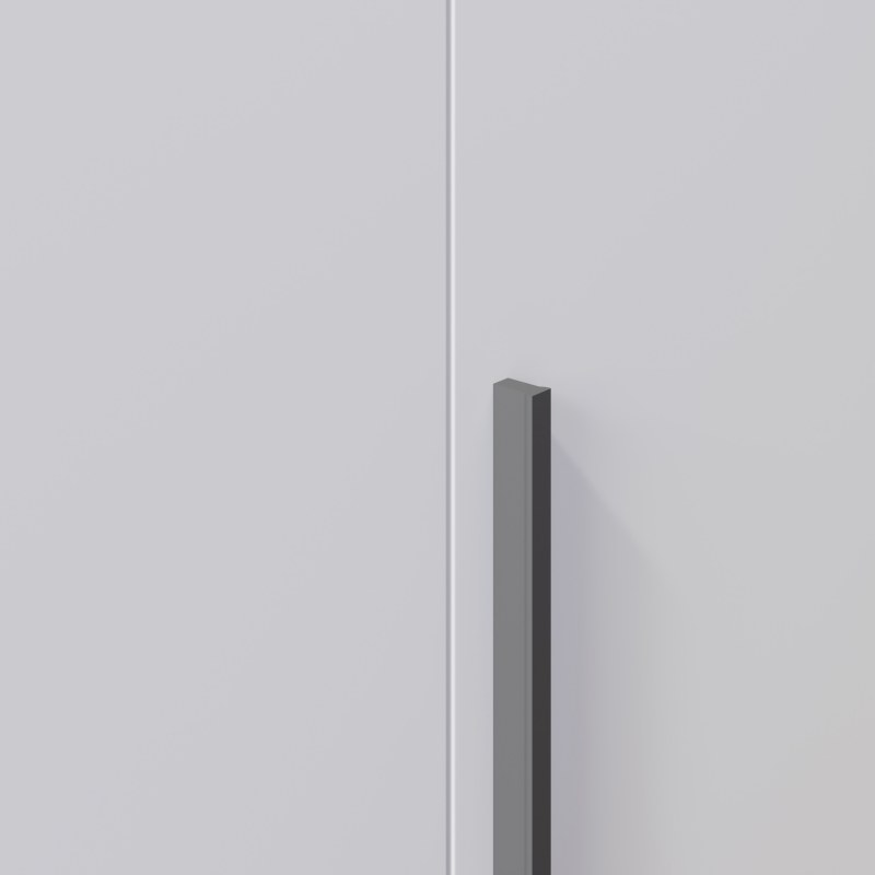 Drehtürenschrank - B. ca. 252 cm, Außentüren Asteiche Dekor, Champagner Dekor