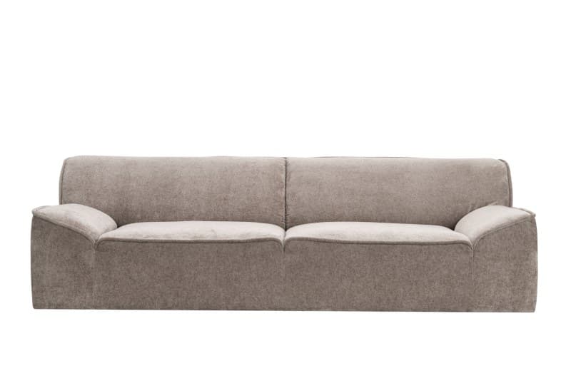 Sofa Holger - 2-Sitzer, Stoff, Braun