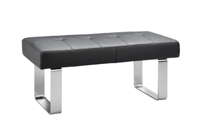 Hockerbank EM 8310 - Leder, Dunkelbraun