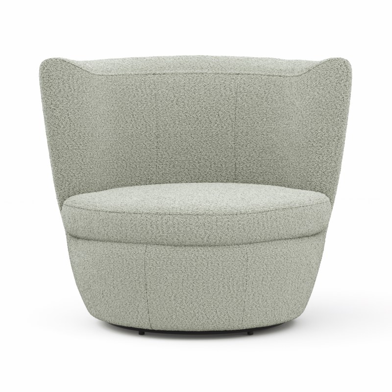 Sessel Cativa - drehbar, Stoff, Mint