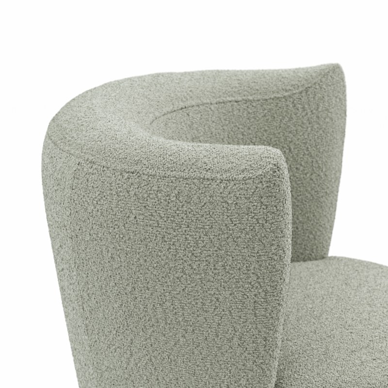 Sessel Cativa - drehbar, Stoff, Mint