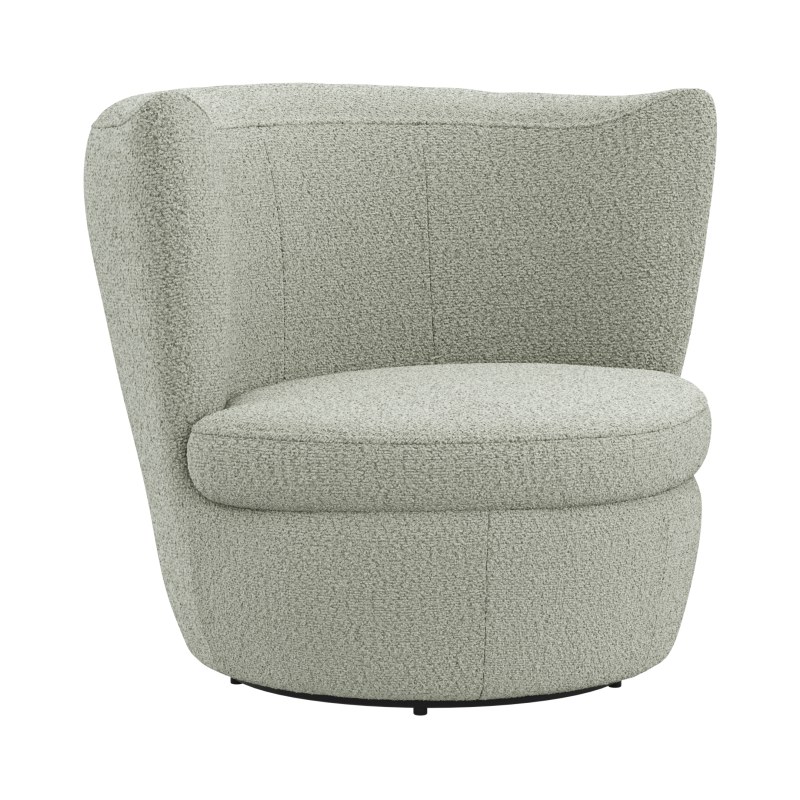 Sessel Cativa - drehbar, Stoff, Mint