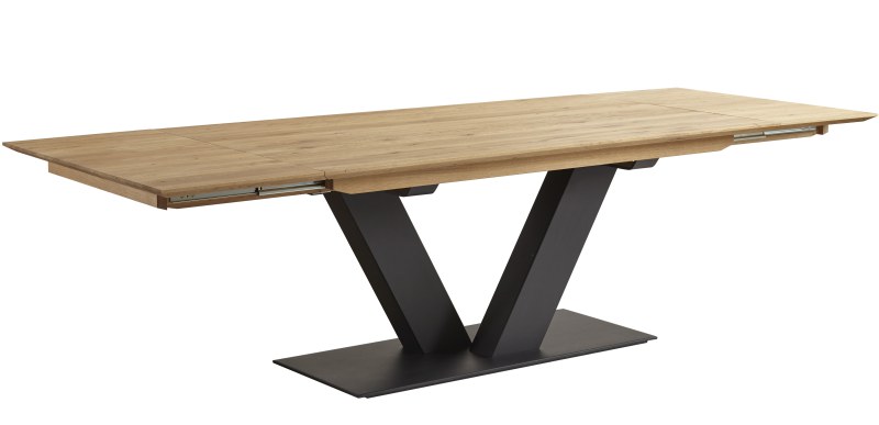 Esstisch Talara Lola V - ausziehbar, LB ca. 180x90 cm, Wildeiche geölt