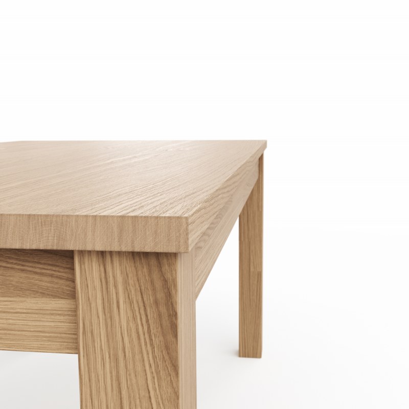Esstisch Dinner - LB ca. 160x90 cm, Eiche bianco massiv