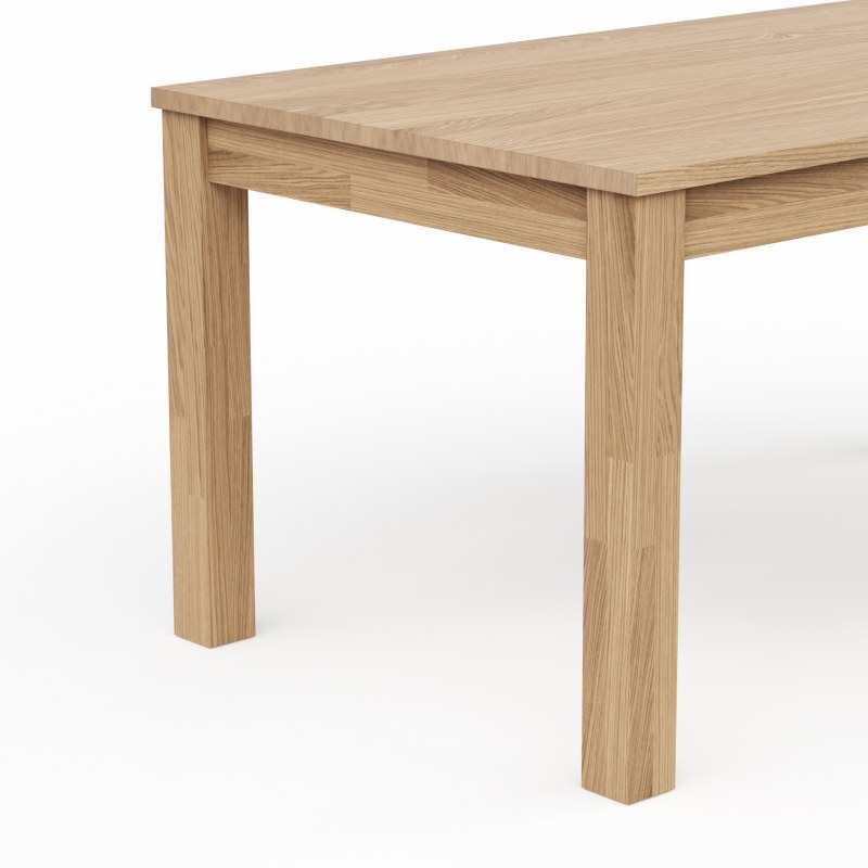 Esstisch Dinner - LB ca. 160x90 cm, Eiche bianco massiv