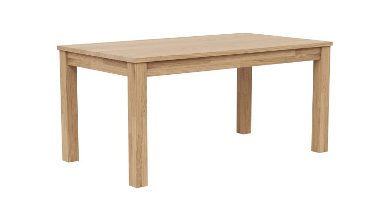 Esstisch Dinner - LB ca. 160x90 cm, Eiche bianco massiv