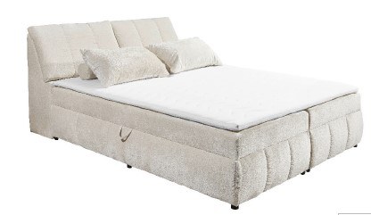 Boxbett- Liegefläche ca. 180x200 cm, Stoff Schwarz