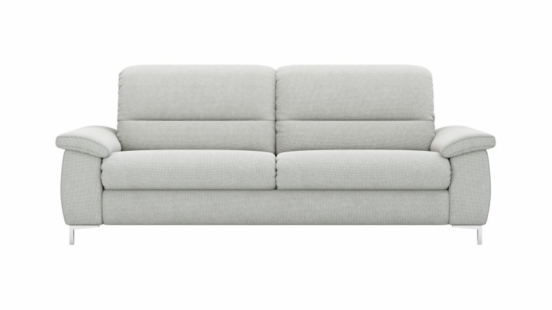Sofa Cornella Plus - 2,5-Sitzer, Stoff, Hellgrau