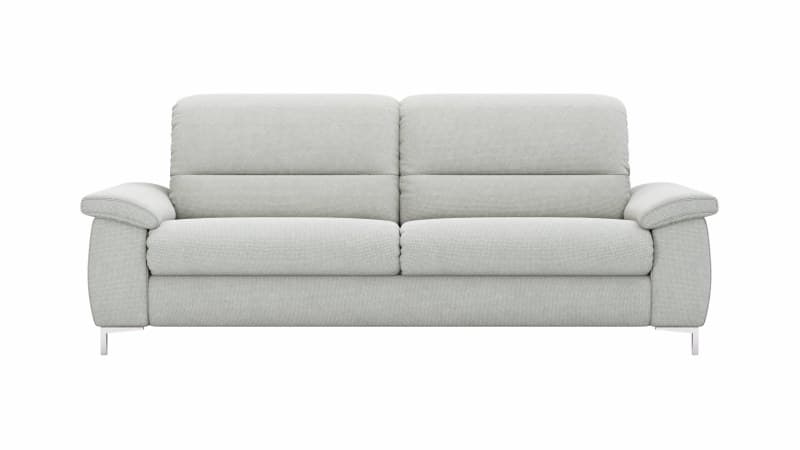 Sofa Cornella Plus - 2,5-Sitzer, Stoff, Hellgrau