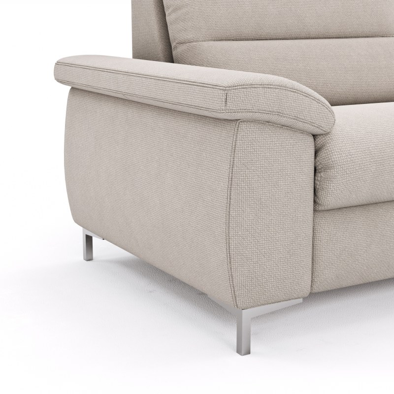 Sofa Cornella Plus - 2,5-Sitzer, Stoff, Rosé