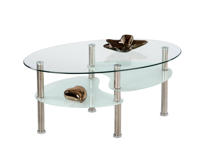 Couchtisch - LB ca. 90x55 cm, Glas